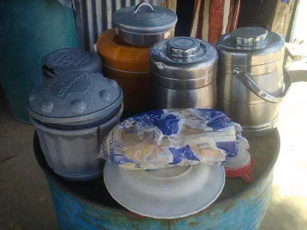 See The Food Given To Nigerian Soldiers Fighting Boko Haram [Photos]